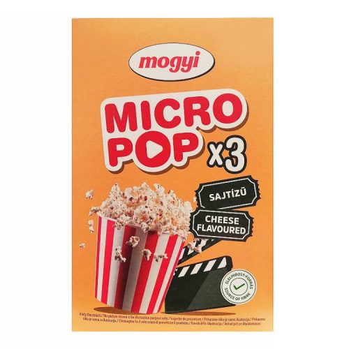 Mogyi Micro Popcorn Sajtos 3X100G (e)