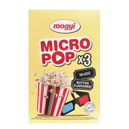 Mogyi Micro Popcorn Vajas 3X100G (e)