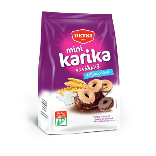 Detki Mini Vaníliás Karika Tejb.150G (e)