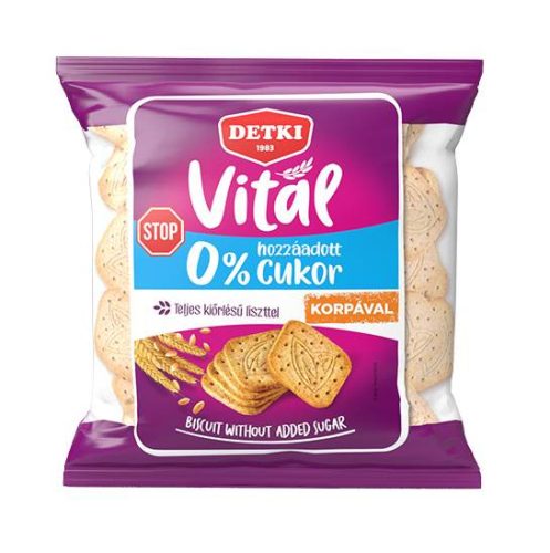Detki Vitál Keksz Ht.Cuk.Stop 180G (e)