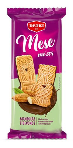 Detki Mese Mézes Linzer Manduladarabokkal Kakaós Tejbevonóval 180G (e)