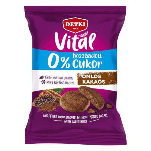 Detki Keksz Omlós Cukorm.Kakaós 180G (e)