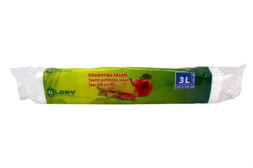 Glossy Uzsonnás Tasak 3L 100Db (e)