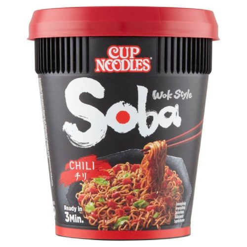 Nissin Soba Cup Tészta Ins.Chili 92G (e)