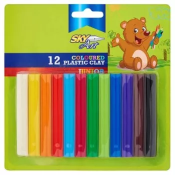 Sky Art Színes Gyurma 12 Darabos PC-12C (12/gy_72/#)