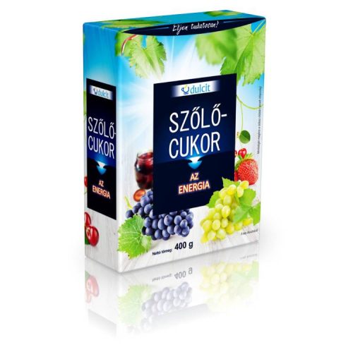 Dulcit Szőlőcukor Por Natúr 400G (e)