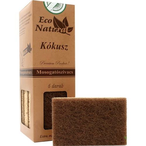 Bio Natural Kók.Mosogatószivacs 6Db (e)