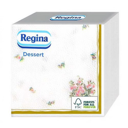 Szalvéta Regina Dessert 1 Rétegű 25*25cm 55 Darabos