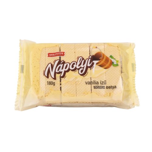 Dolcetta Nápolyi Vaníliás 180G (e)