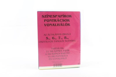 Színes Papírkészlet 5-8.Osztály 1Db (e)