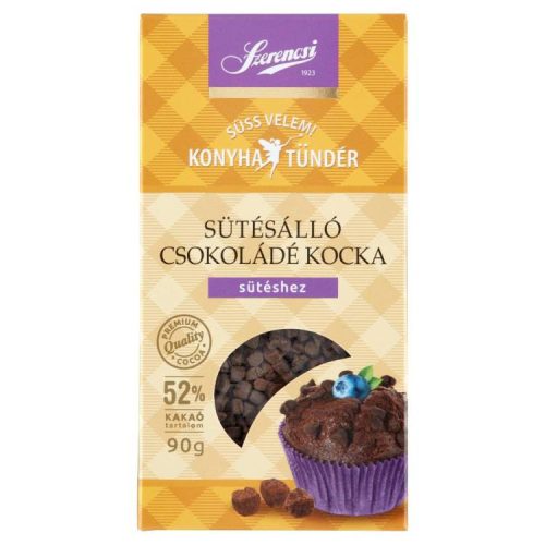 Szerencsi Csokikocka Sütésálló 90G (e)