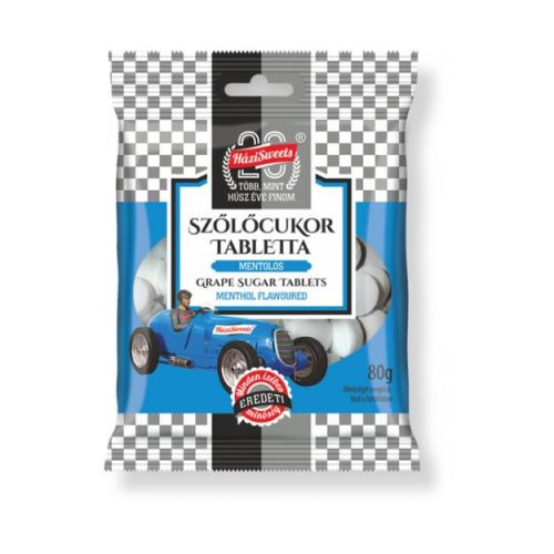 Házisweets Szőlőcukor Menthol 80G (e)
