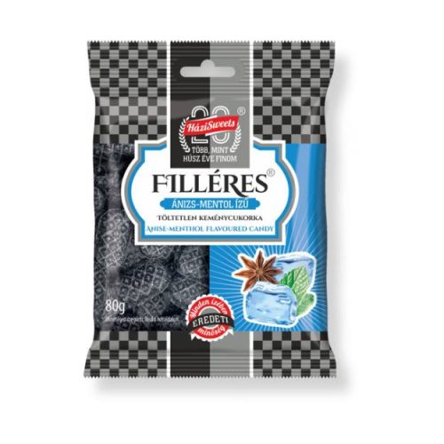 Filléres Cukor Ánizs- Menthol 80G (e)