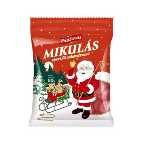 Házisweets Mikulás Drazsé 80G (e)