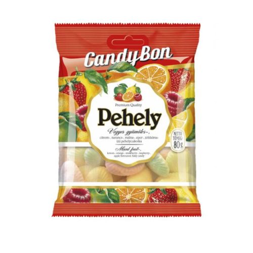 Candy Bon Pehelycuk.Gyümölcs Mix 80G (e)