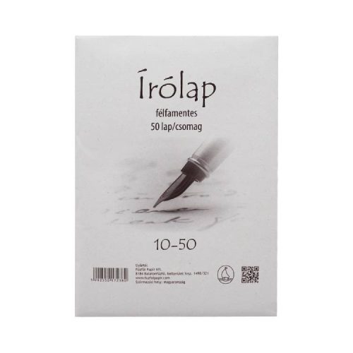 Írólap A/5 Félfamentes 10-50 50Lap (e)