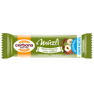Cerbona Müzliszelet Kakaó-Mogyoró 20G (e)