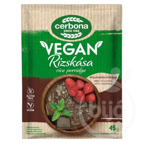 Cerbona Veg.Rizskása Csoki-Málna 45G (e)