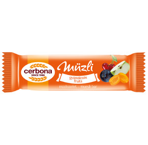 Cerbona Müzliszelet Gyümölcs 20G (e)