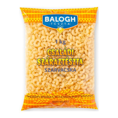 Balogh Családi Tészta Szarv.T.N.1Kg (e)