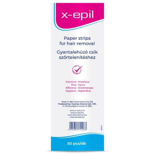 X-Epil Lehúzható Textil 50Db (e)