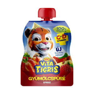 Sió V.Tig.Gy.Püré Eper 100% 90G (e)