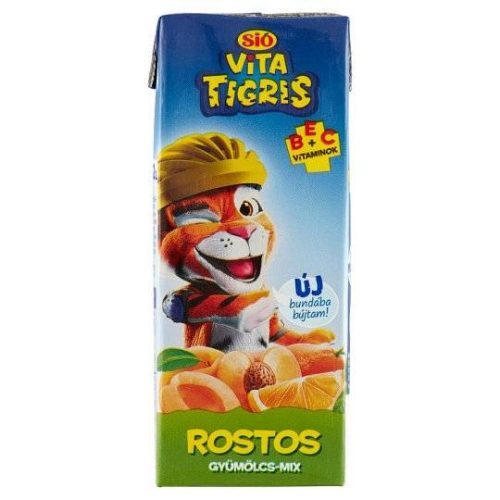 Sió Vitatigr.Gyümölcsmix 20% 200Ml (e)
