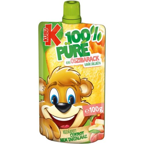 Kubu Püré Őszibarack 100% 100G (e)