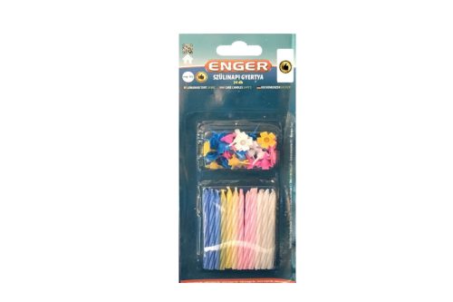 Birthday Candle 24pcs eng-162