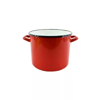 Zománcozott Fazék Piros 17cm 3.25 Literes