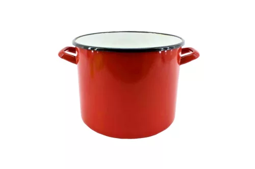Zománcozott Fazék Piros 17cm 3.25 Literes