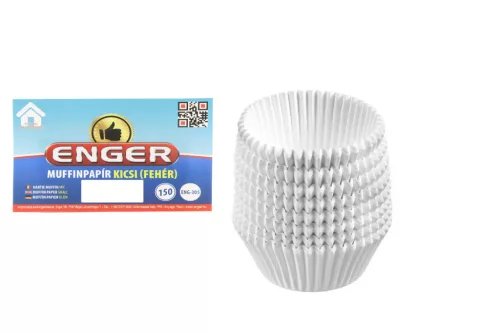 Muffinpapír Kicsi Fehér 150 Darabos eng-305 (12/gy_144/#)