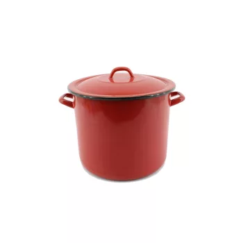 Zománcozott Fazék+Fedő 15 Literes 28cm