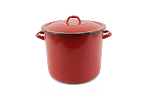 Zománcozott Fazék+Fedő 15 Literes 28cm
