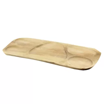 Fa Tálaló Nagy 5 Részes  (60-65cm) (50/rkl)