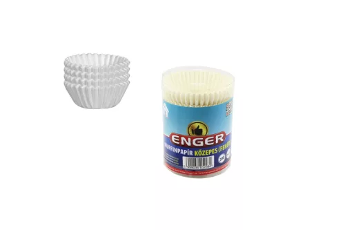 Muffinpapír Közepes Fehér 200 Darabos eng-308 (12/gy_144/#)