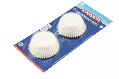 Muffinpapír Közepes Fehér 60 Darabos eng-307 (240/#)