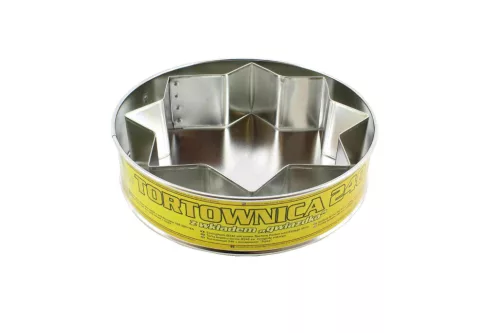 Tortaforma Kerek+Csillag 24cm 162-81 (15/#)
