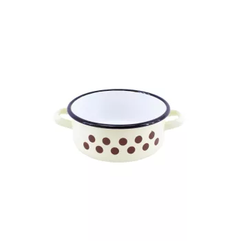 Zománcozott Lábas Krém 17cm 1.6 Literes