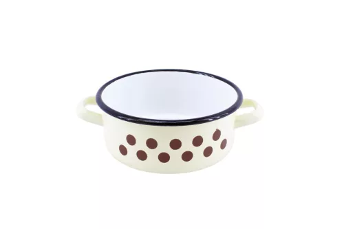 Zománcozott Lábas Krém 17cm 1.6 Literes