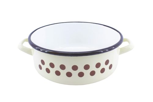 Zománcozott Lábas Krém 25cm 4 Literes