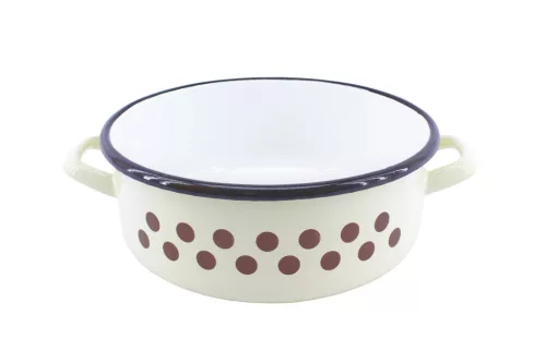 Zománcozott Lábas Krém 25cm 4 Literes