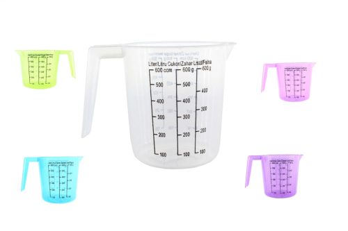 Mércéspohár 500ml Műanyag eng-369 
