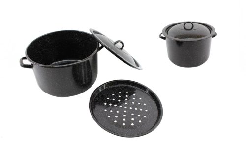 Zománcozott Fazék+Tető 32cm 15.5 Literes Dunszt 