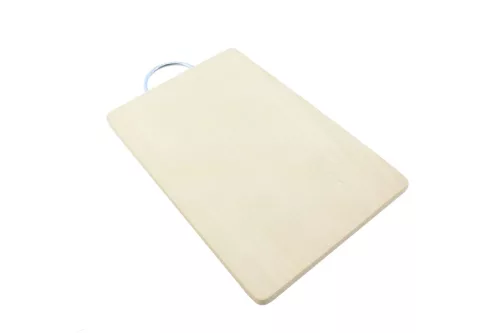 Vágódeszka Fa+Fémfül 16*24cm