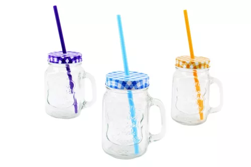 Bögre Üveg+Szívószál 700ml eng-213 (36/#_576/rkl)