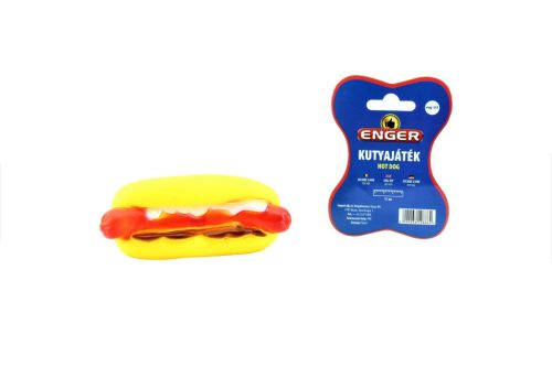 Hundespielzeug Hot-Dog 11cm eng-341
