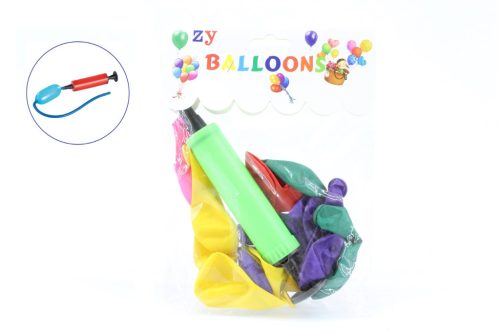 Balloons Normal 10 Pieces + Pump eng-401