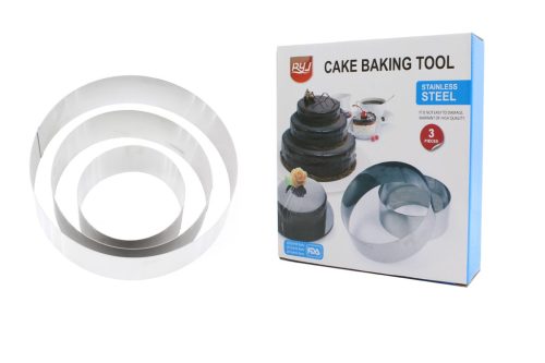 Kuchenform 3 Stück rund eng-417
