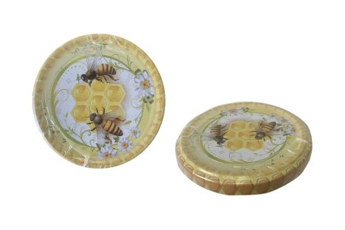 Menetes Tető 82mm 10 Darabos Mézes Dekoros 